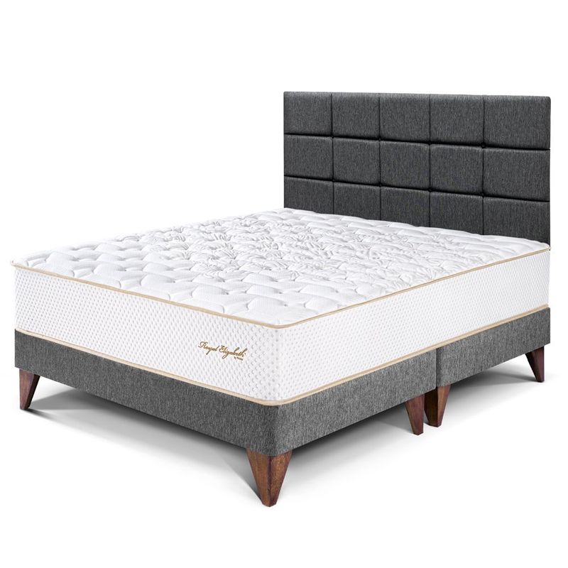 Dormitorio-Europea-Royal-Elizabeth-Queen-con-Cabecera-Blocks-Gris-2-247391