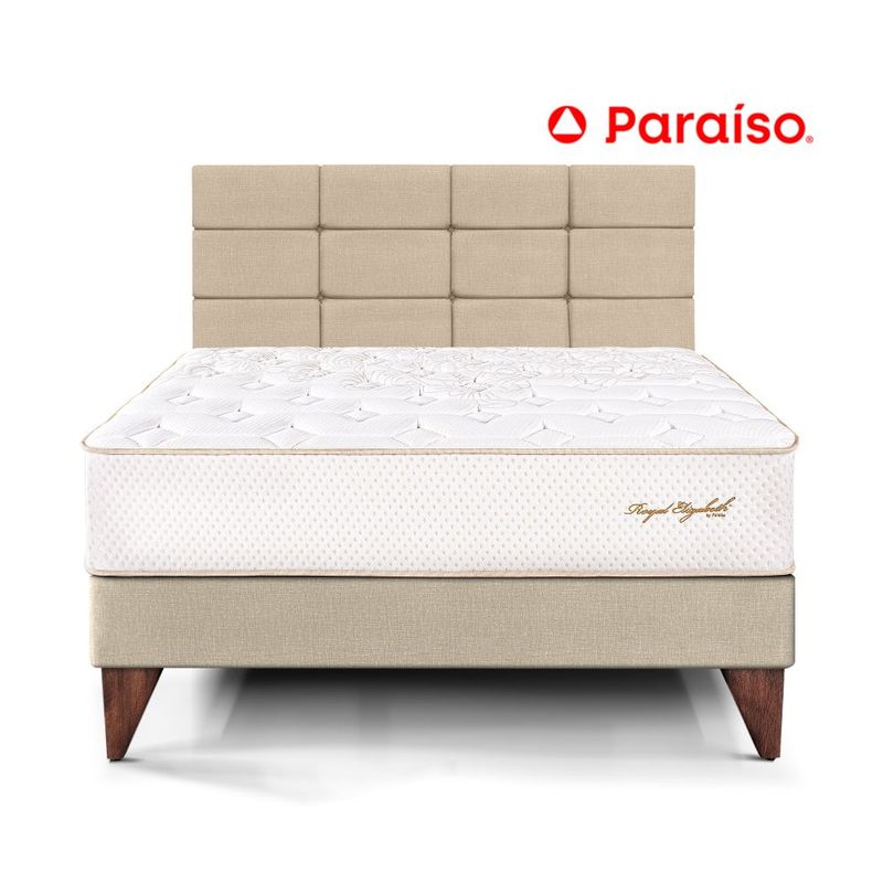 Dormitorio-Europea-Royal-Elizabeth-2-Plazas-con-Cabecera-Blocks-Champagne-1-247386