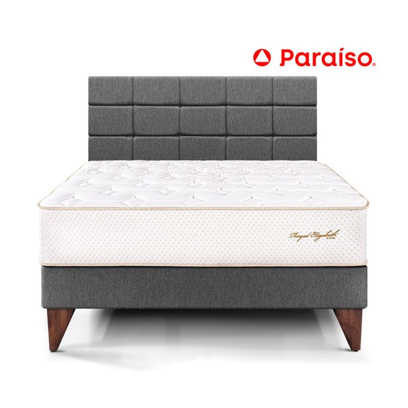 Dormitorio-Europea-Royal-Elizabeth-Queen-con-Cabecera-Blocks-Gris-1-247391