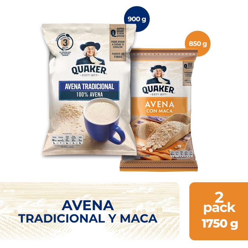 Pack-Quaker-Avena-Tradicional-900g-Avena-con-Maca-850g-1-289859