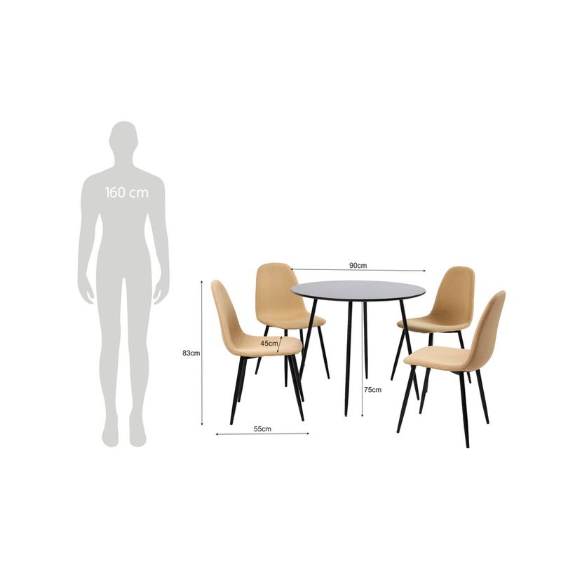 Comedor-M-Design-4-Sillas-Redondo-Tino-90x75cm-Beige-5-281058