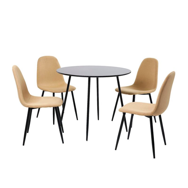 Comedor-M-Design-4-Sillas-Redondo-Tino-90x75cm-Beige-1-281058