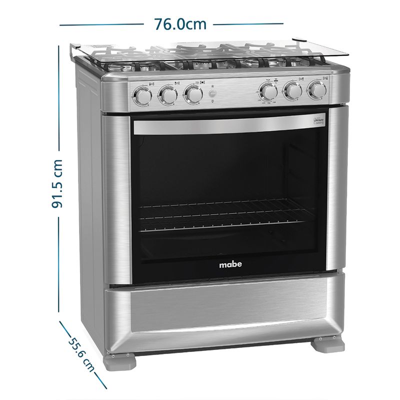 Cocina-de-Piso-5-Quemadores-76cm-Inoxidable-Mabe-CMP7628FX0-2-290761