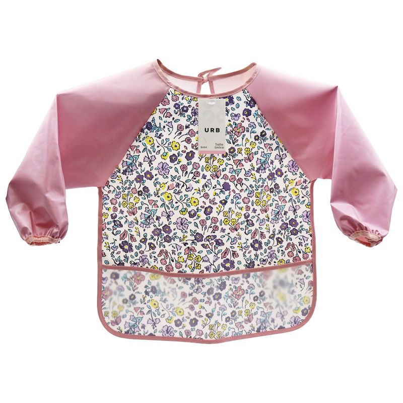 OI25-BABERO-PLASTICO-MANGAS-BEBA-FLORES-1-272410