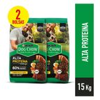 Twopack Alimento para Perros Adultos Dog Chow Alta Proteína 7.5g