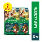 Twopack Alimento para Perros Adultos Dog Chow Sabor Cordero 7.5g