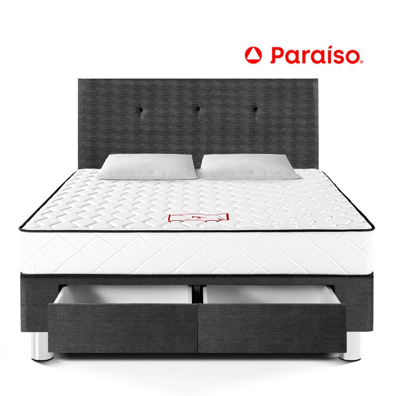 Dormitorio-Per-Para-so-con-Cajones-2-Plazas-Acero-1-Almohada-1-Protector-1-291572