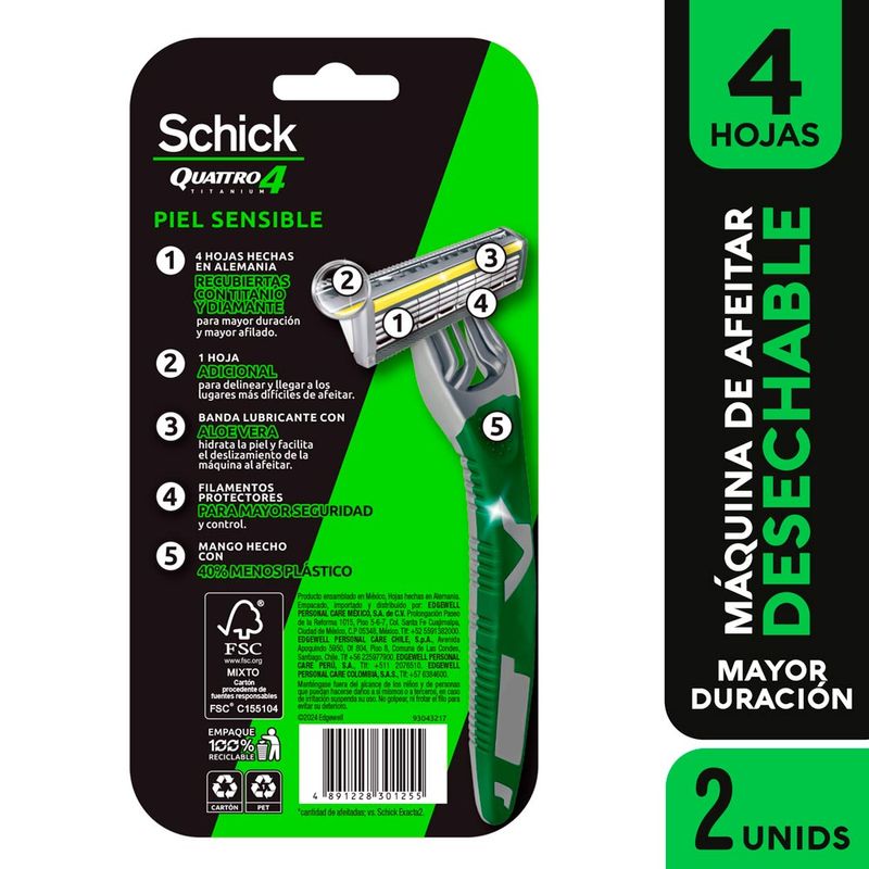 M-quina-de-Afeitar-Desechable-Quattro-4-Piel-Normal-Pack-2-unid-2-23543