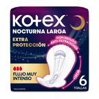 Toallas Higiénicas Kotex Nocturna Larga 6un