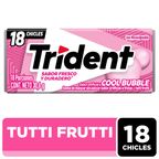 Chicles Sin Azúcar Trident Evup Cool Bubble 18un
