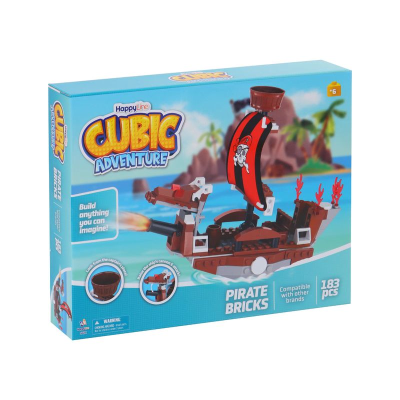 Bloques-Happy-Line-Barco-Pirata-183-Piezas-2-261860