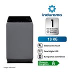 Lavadora Automática Indurama LRI-13DGR Gris Oscuro