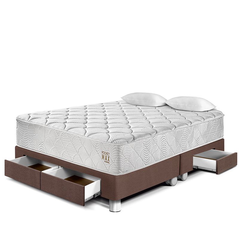Cama-Pocket-Max-Queen-con-Cajones-Chocolate-2-Almohadas-Protector-2-19050