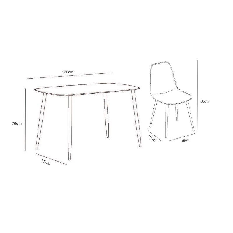Comedor-M-Design-6-Sillas-Clio-120x70x75cm-Gris-6-281074