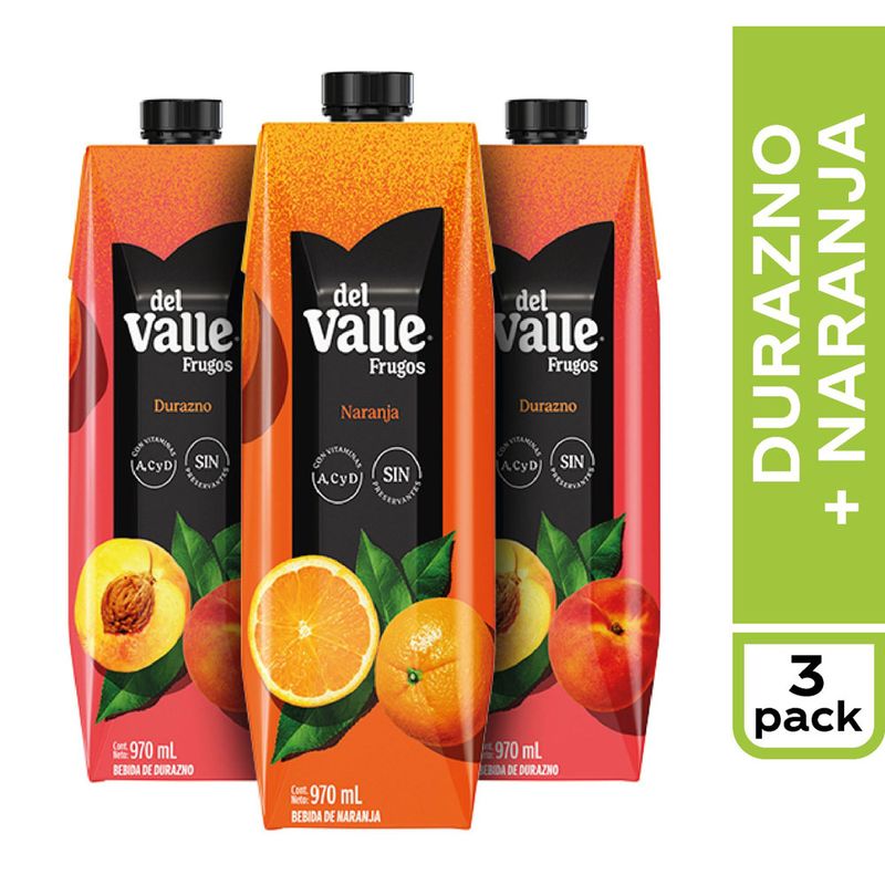 Tripack-Bebidas-Frugos-del-Valle-970ml-Naranja-Durazno-Tripack-Bebidas-Frugos-del-Valle-Naranja-1L-Durazno-2L-1-135485