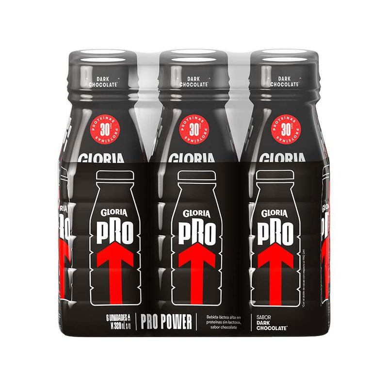 Sixpack-Bebida-L-ctea-Gloria-Pro-Power-Dark-Chocolate-Botella-320ml-1-293074