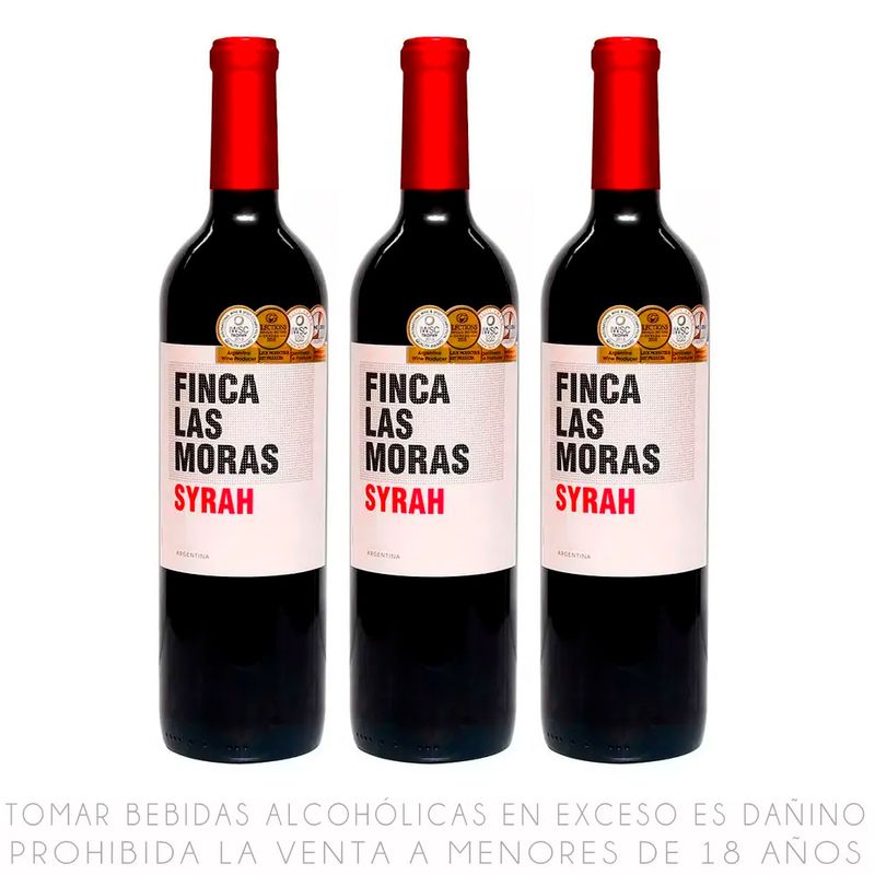 Tripack-Vino-Tinto-Syrah-Finca-Las-Moras-Botella-750ml-1-294149