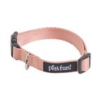 Collar Perro Pet's Fun Poliéster Talla M Rosa