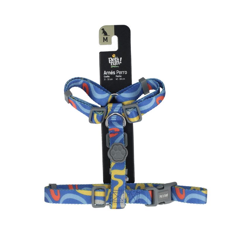Arnes-Pet-s-Fun-Poli-ster-Pro-Talla-M-Ondas-2-267410