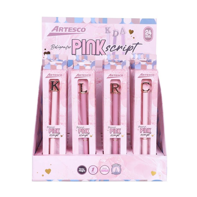 Boligrafo-Artesco-Pink-Script-3-294002