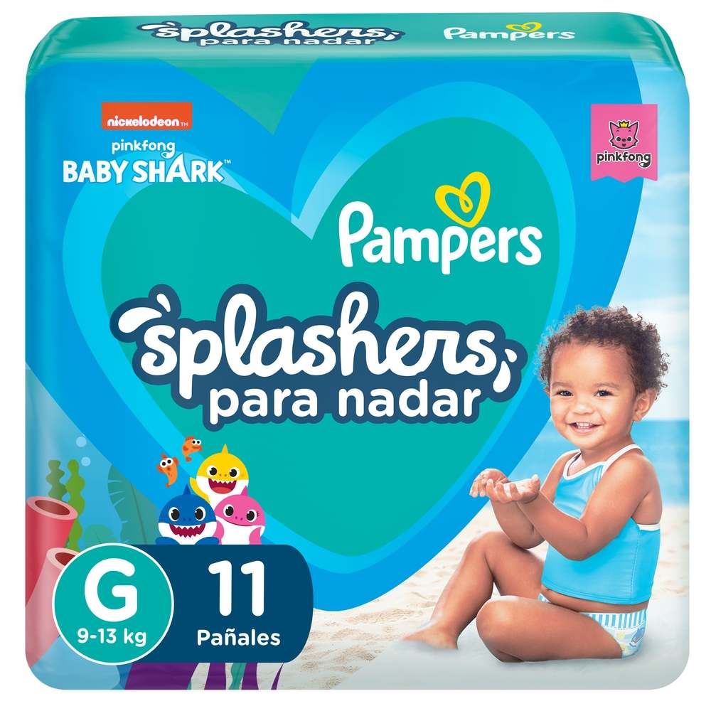 Pañales para Piscina Pampers Splashers Talla G 11un