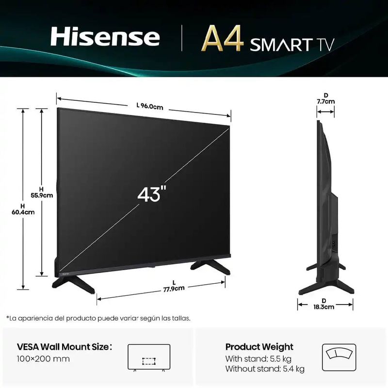 Televisor-Hisense-43-LED-FHD-VIDAA-HISENSE-TV-43P-43A4NV-FHD-2-294837