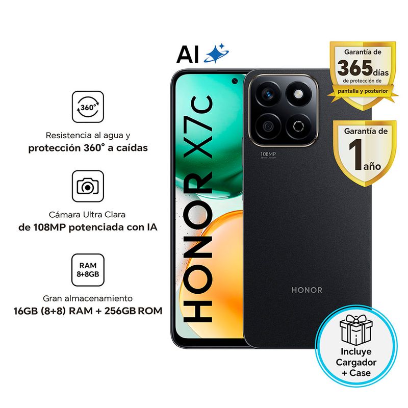 Smartphone-Honor-X7C-8Gb-256Gb-Midnight-Black-1-286677