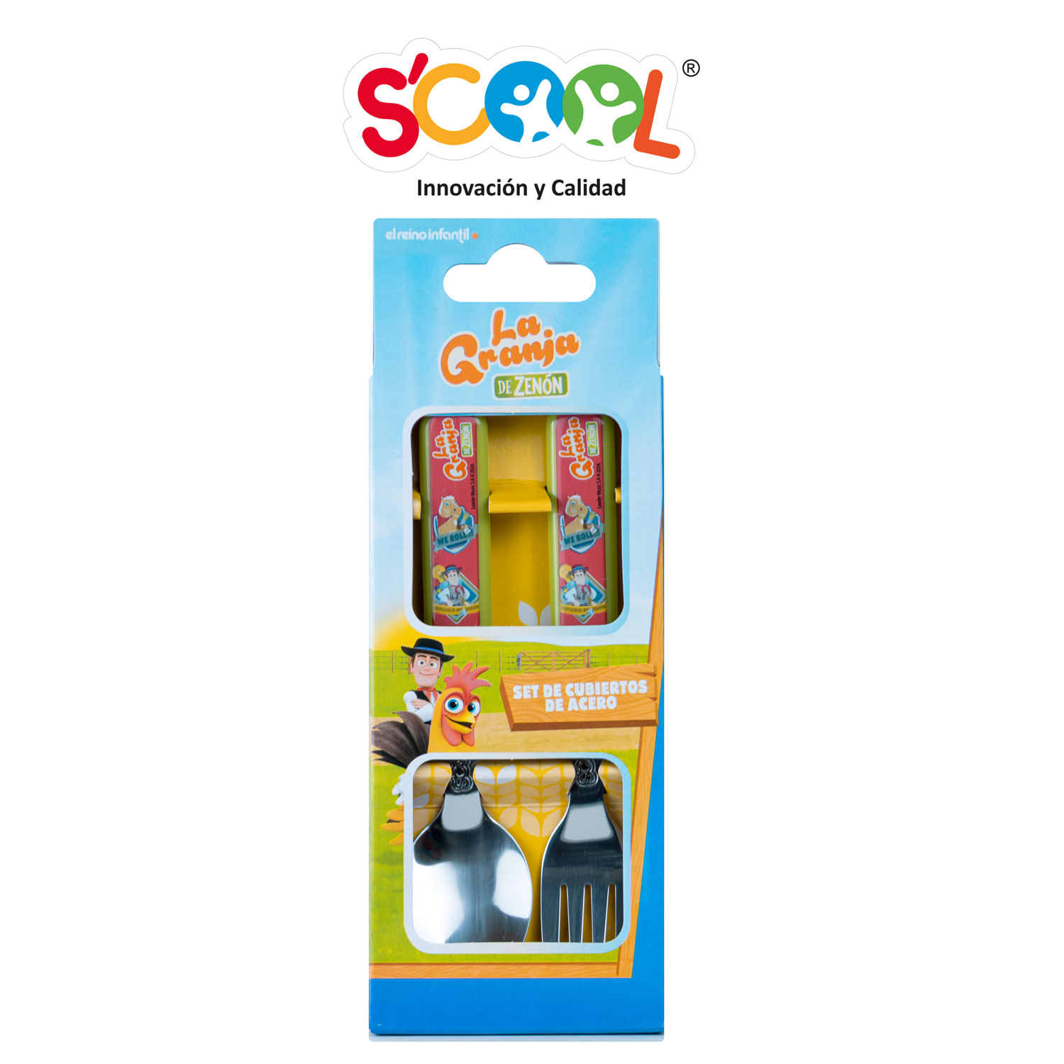 Set Cubiertos Scool Granja de Zenon
