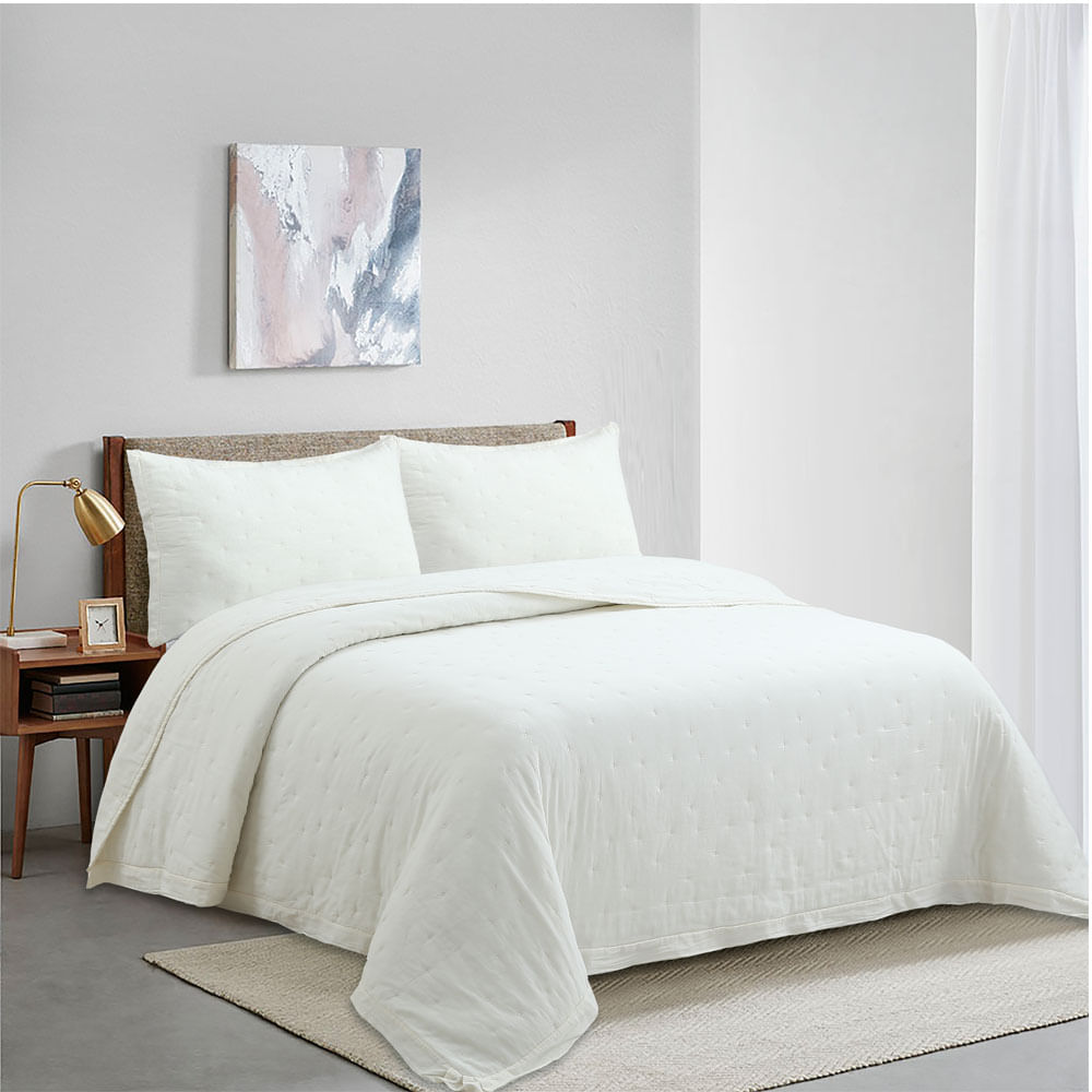 Quilt Krea 2 Plazas Algodón Romantic Surtido