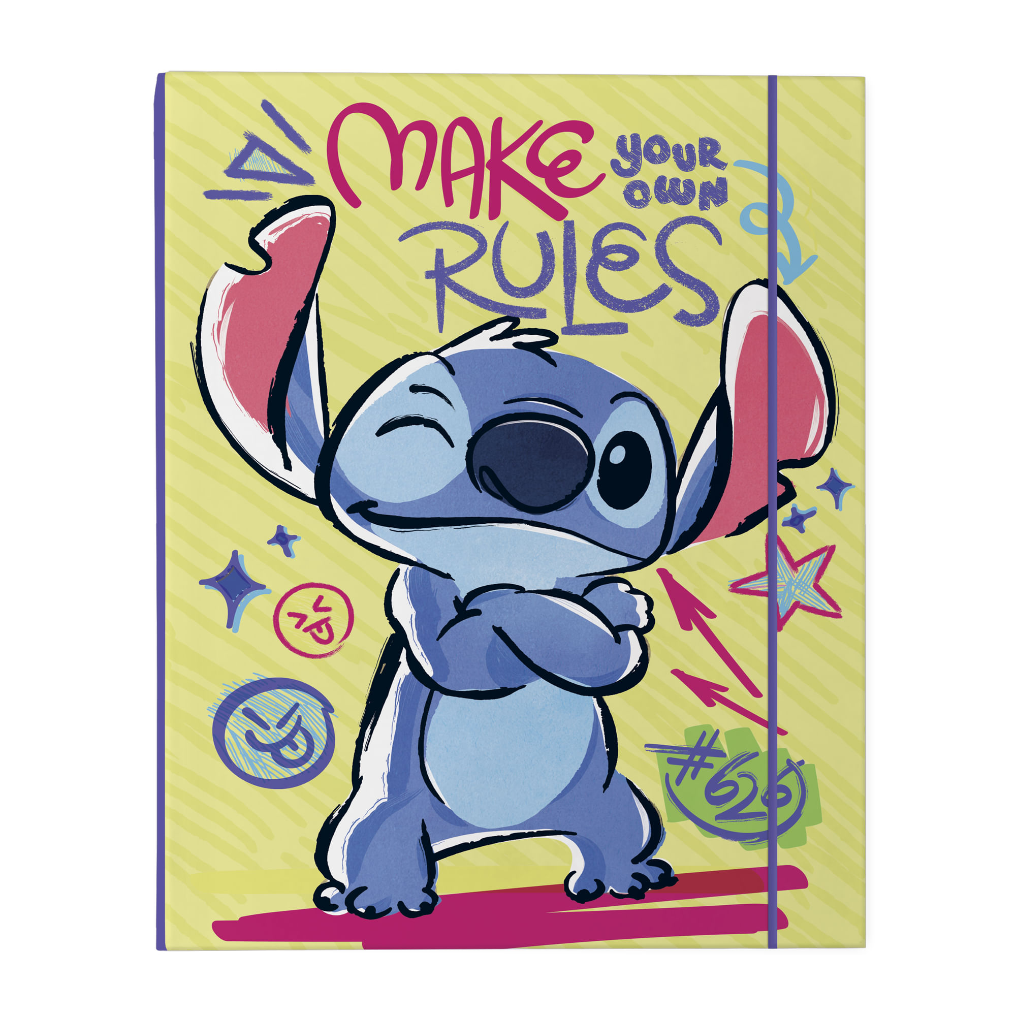 Carpeta Espiral Dgnottas Elástico Stitch