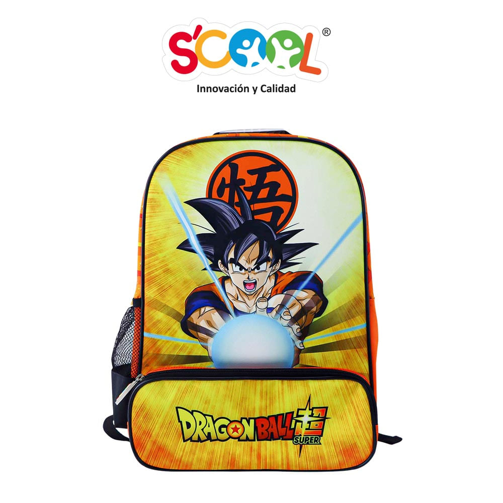 Mochila Grande Scool Ranger Eva Dragon Ball