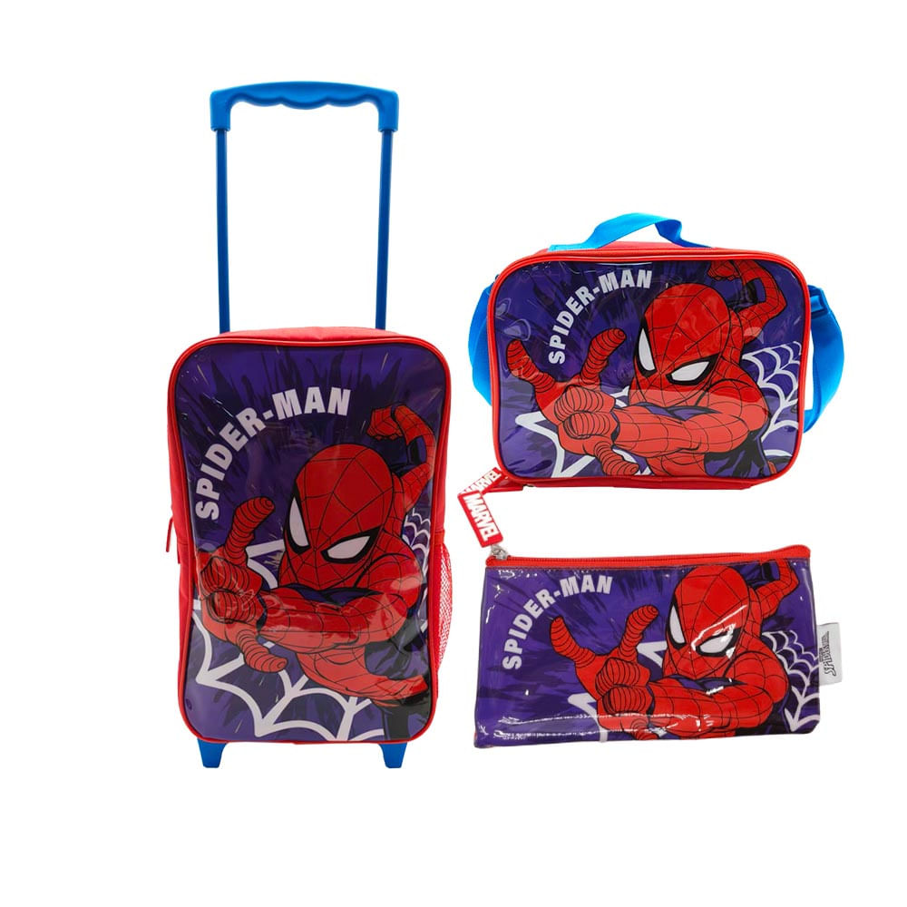 Set Promocional Rojo y Azul Spiderman Disney