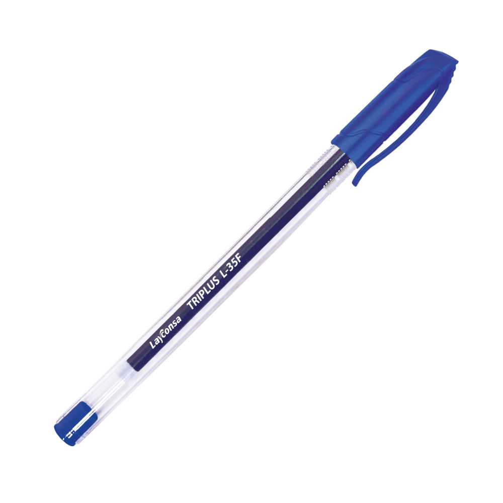 03 Boligrafos Triplus Layconsa L-035 Azul