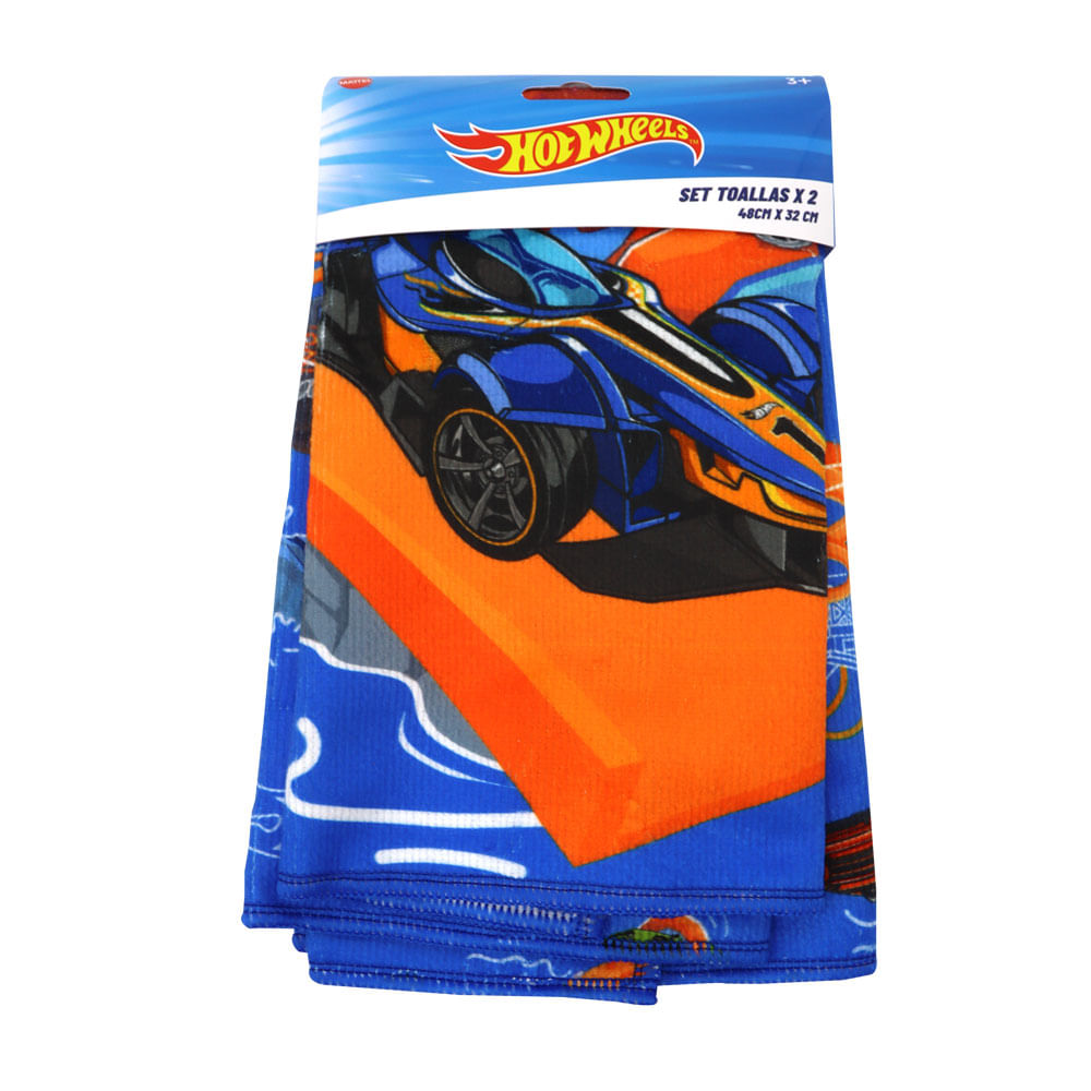 Set Toallas Hot Wheels 2un
