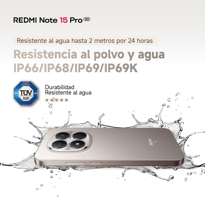 Smartphone Redmi Note 15 Pro 5G Negro 8GB RAM 512GB ROM - Metro.pe