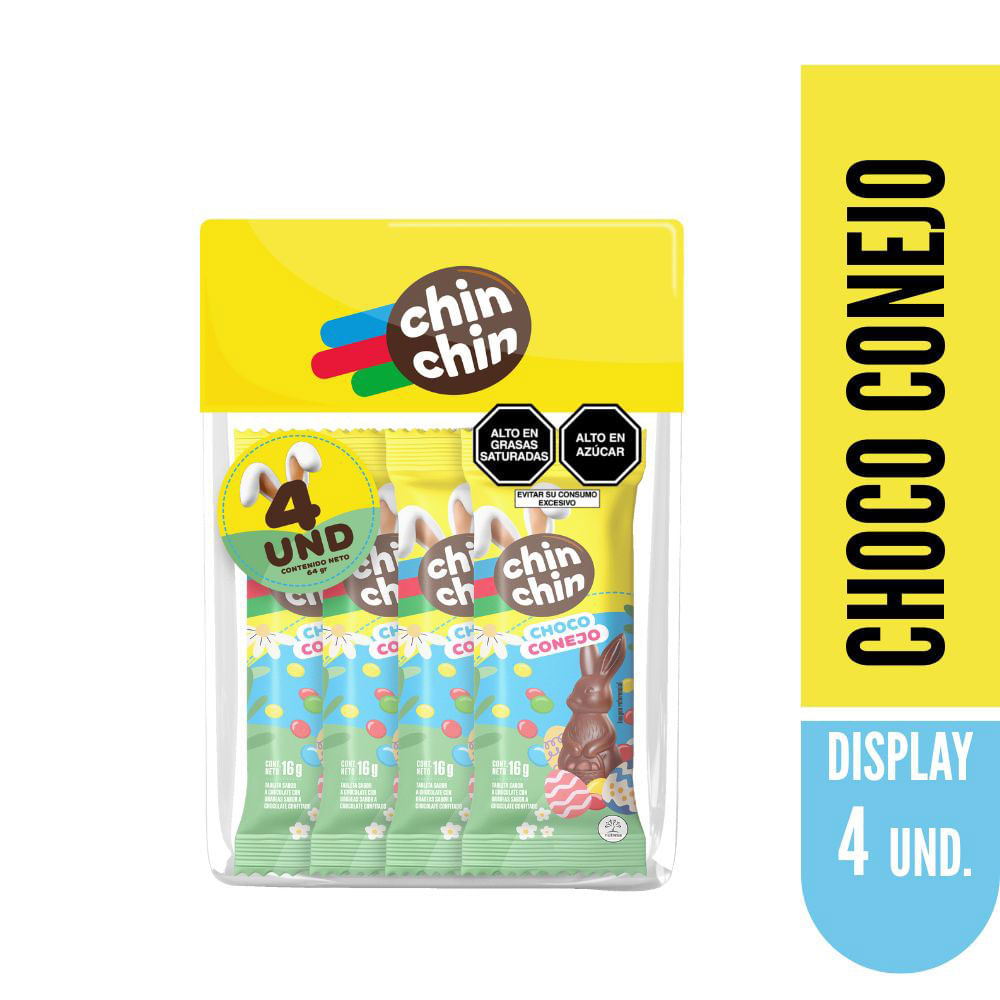 Choco Conejo Chin Chin 4un