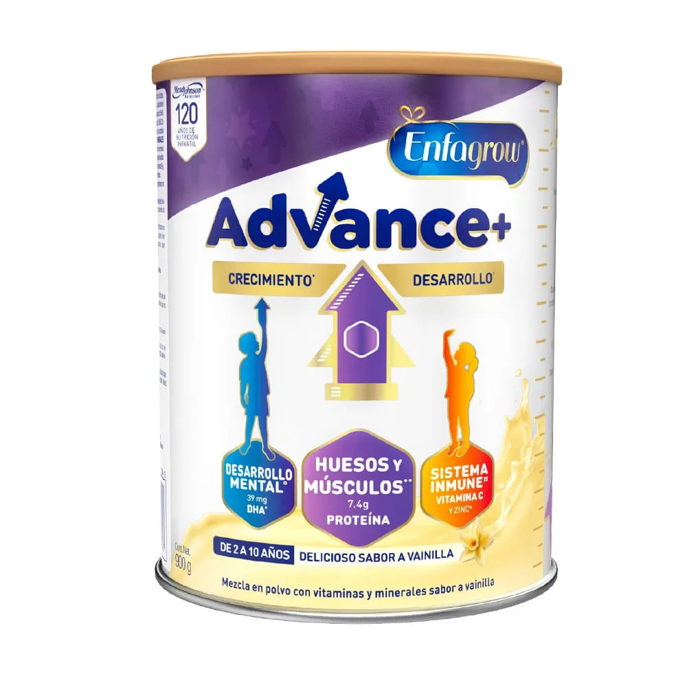 Suplemento Nutricional Enfagrow Advance+ Vainilla 900g