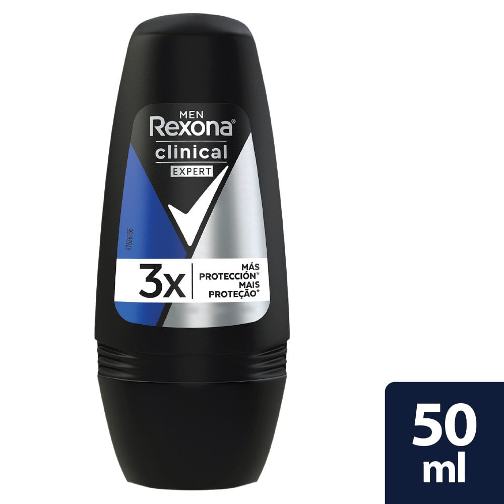 Antitranspirante Roll On Rexona Men Clinical Clean 50ml