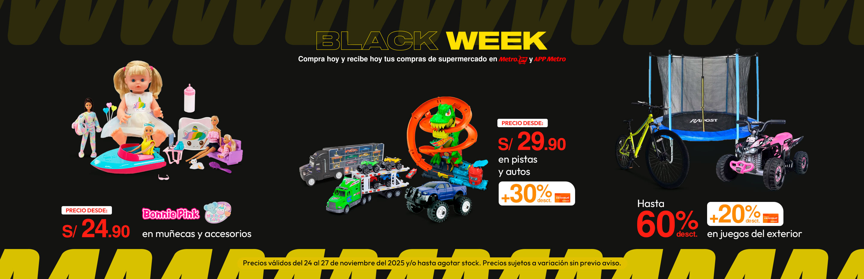 Muñecas y Accesorios desde S/. 24.90