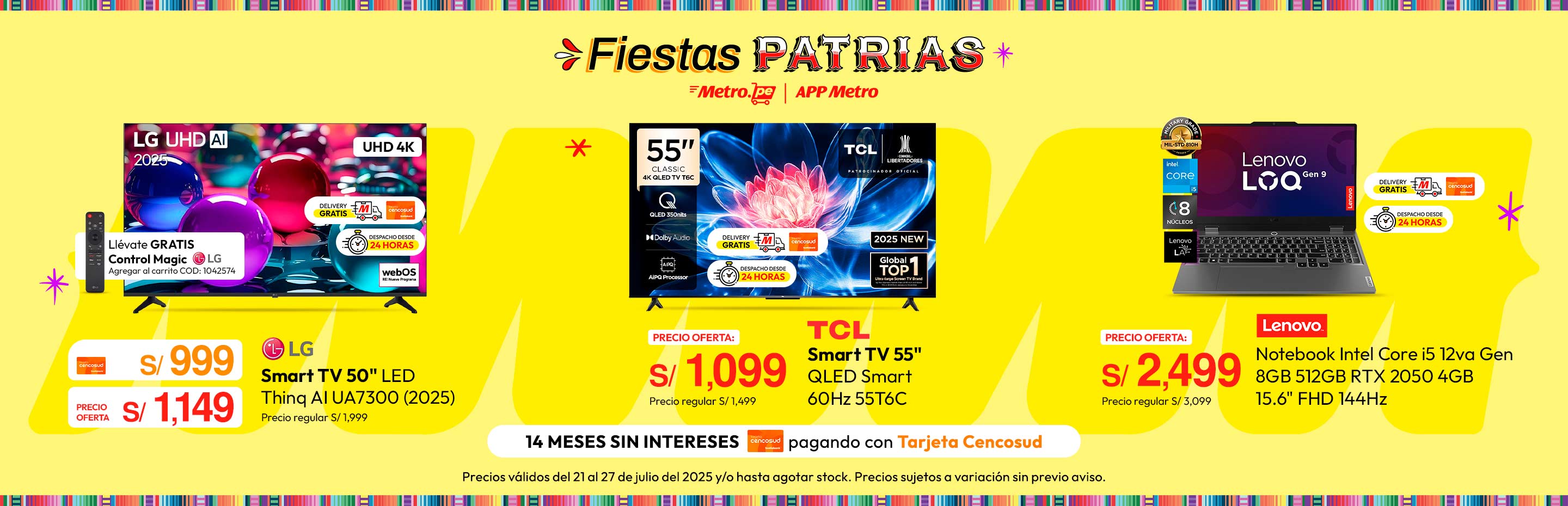 Televisor Smart TV LG Led Uhd 50" 4K Thinq AI Ua7300 2025