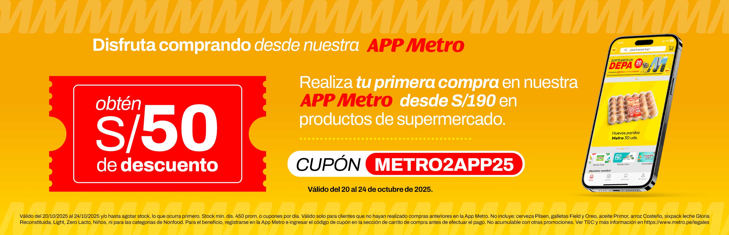 1era Compra APP METRO