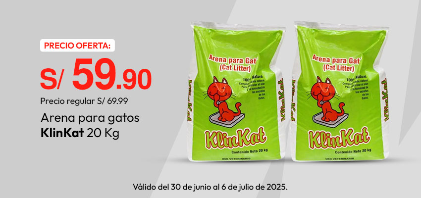 Arena para Gatos KlinKat 20kg