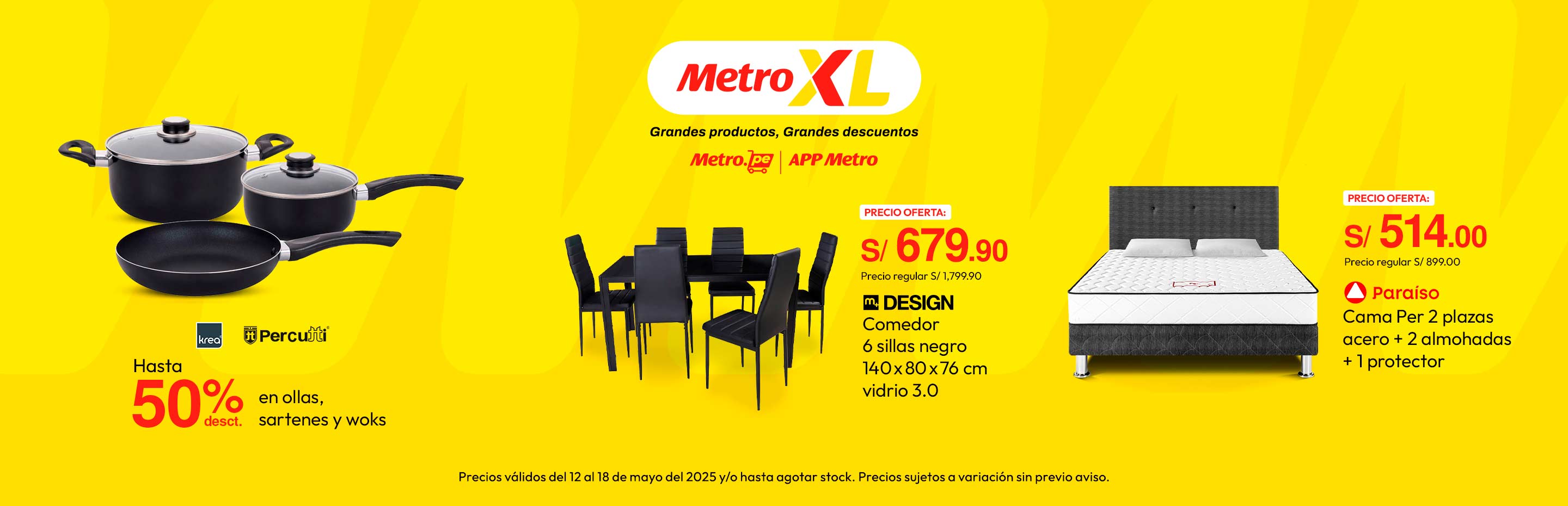 Hasta 50% de Desct. En Ollas, Sartenes y Woks