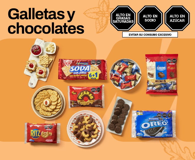Galletas y chocolates