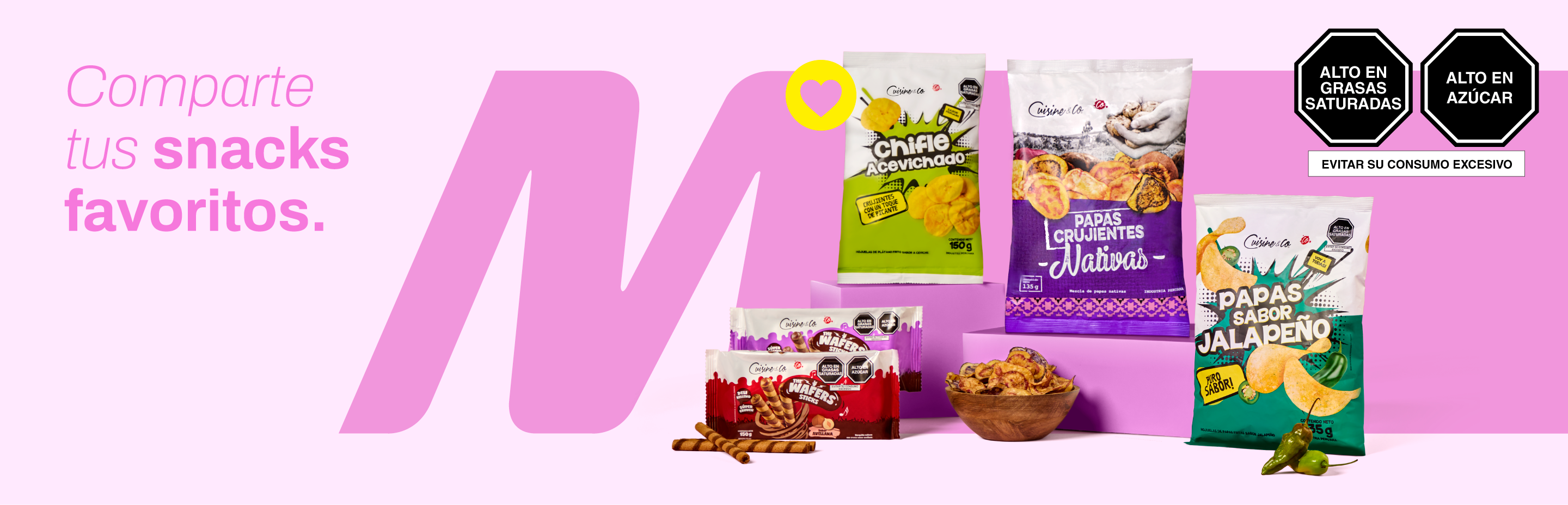 COMPARTE TUS SNACKS FAVORITOS