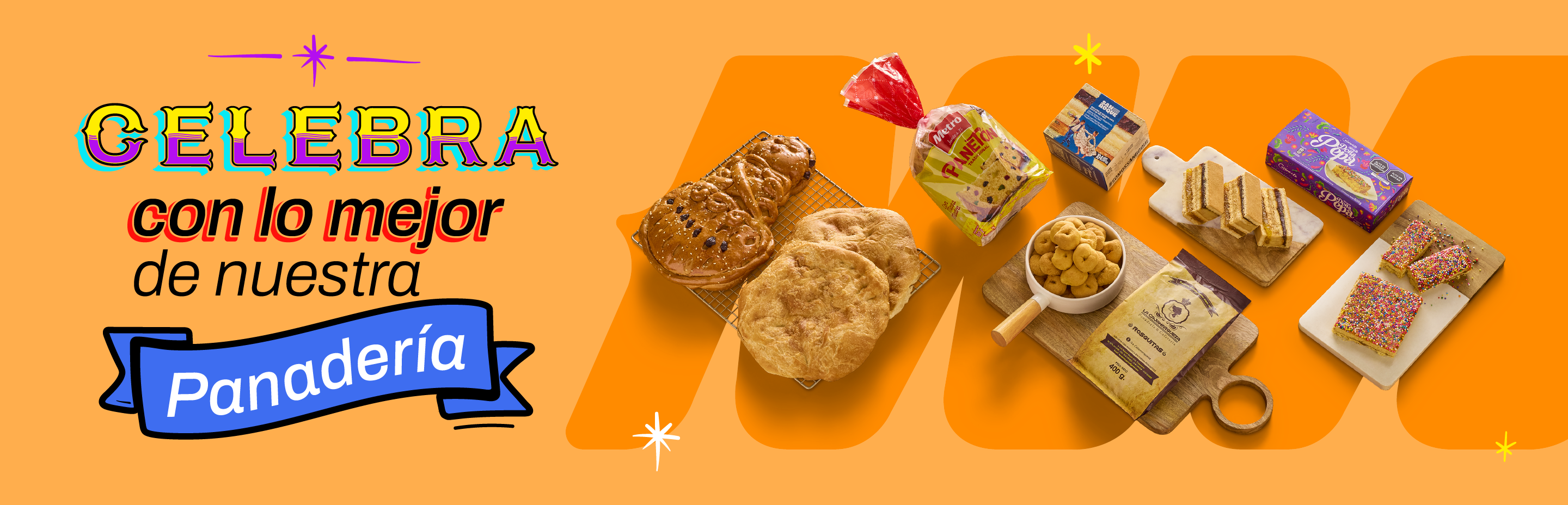Celebra con lo mejor de nuestra panadería