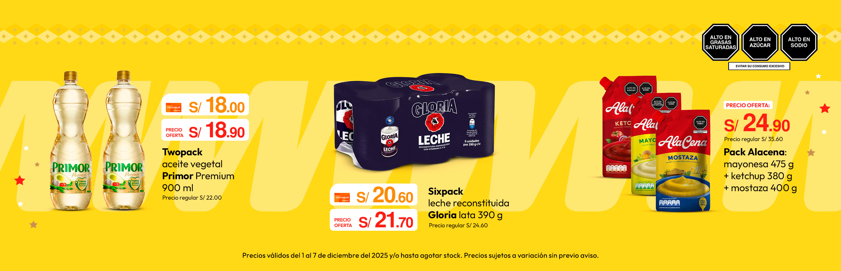 Twopack Aceite Vegetal Primor Premium 900ml