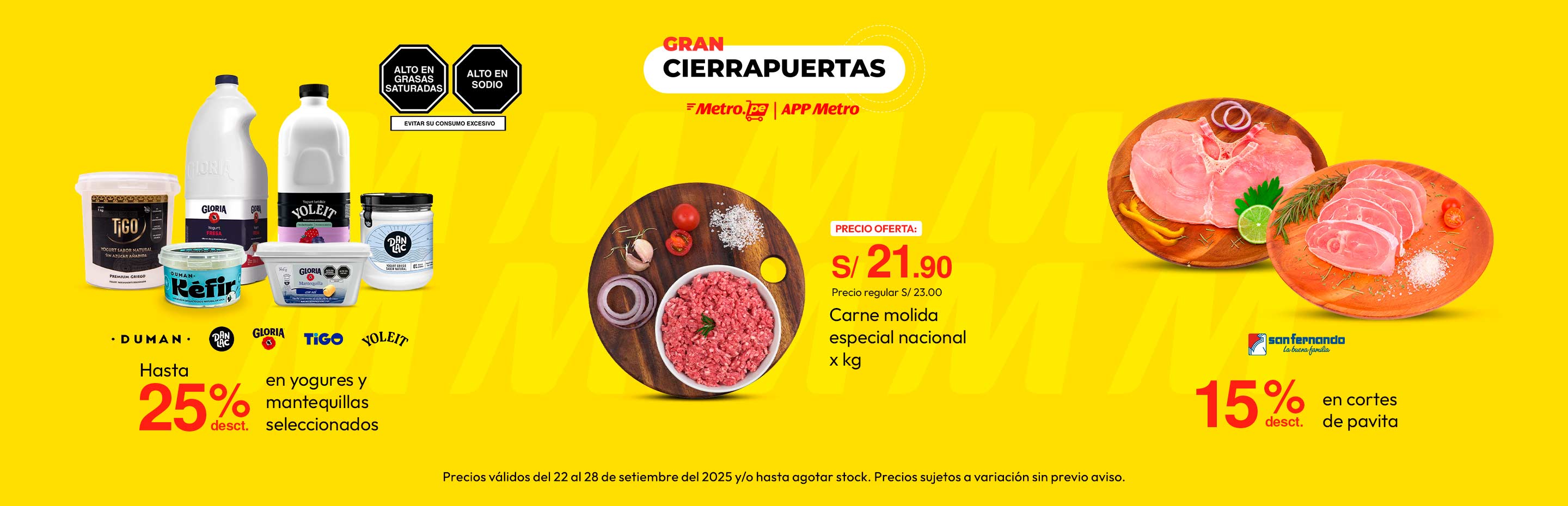 Hasta 25% desct. En yogures y mantequillas seleccionadas