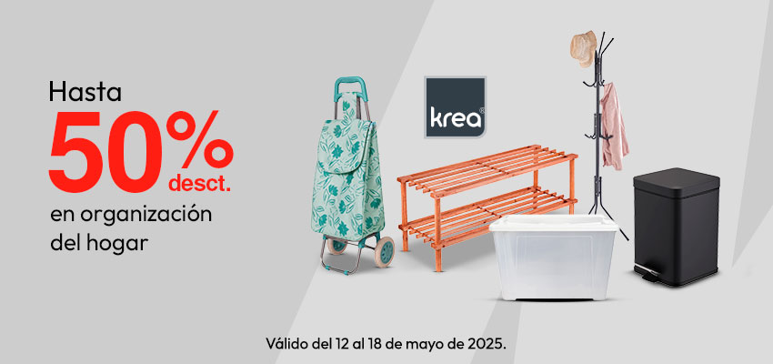 Hasta 50% de Desct. En Organización del Hogar
