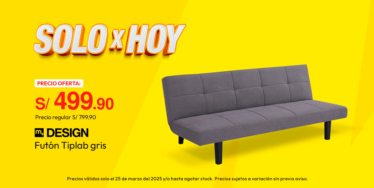 M+Design Futón Tiplab Gris